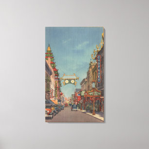 Toile San Francisco, SCÈNE DE LA TÊTE DE Chinatown