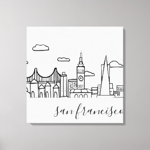 Toile San Francisco Skyline