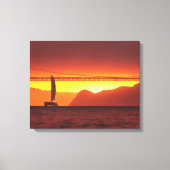 Toile San Francisco Sunset 1124 Art (Recto)