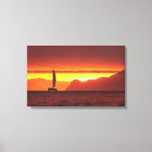 Toile San Francisco Sunset 1124 Art (Recto)