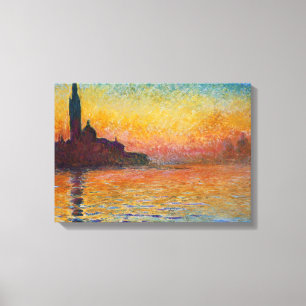 Toile San Giorgio Maggiore à Dusk (par Claude Monet)