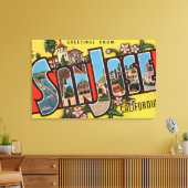 Toile San Jose, CalifornieGrandes lettres Scènes 2 (Insitu(Salon))