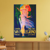 Toile San Pellegrino Poster Vintage Europe (Insitu(Salon))
