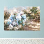 Toile *~* Sand Beach TV2 Hydrangea art Canvas Imprimer (Insitu (Plancher de Bois))
