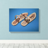Toile Sandals, Tombeau de Toutankhamon, Nouveau-Royaume (Insitu (Plancher de Bois))
