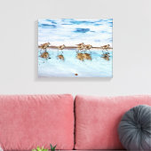 Toile Sanders Longeant La Plage (Insitu(Salon))