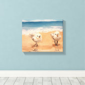Toile Sandpipers by the Sea Shore Canvas Imprimer (Insitu (Plancher de Bois))