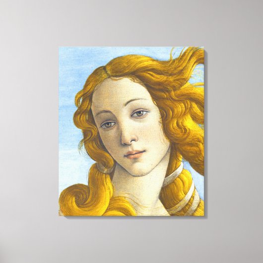 Toile Sandro Botticelli - Détail de la naissance de Vénu (Recto)