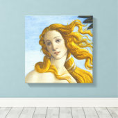Toile Sandro Botticelli - Naissance de Vénus Gros plan (Insitu (Plancher de Bois))