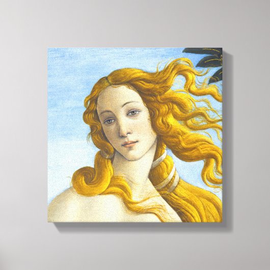 Toile Sandro Botticelli - Naissance de Vénus Gros plan (Recto)