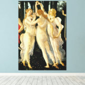 Toile Sandro Botticelli "Primavera - Les Trois Grâces" (Insitu (Plancher de Bois))