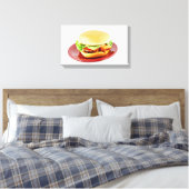 Toile Sandwich au poulet frit (Insitu(Chambre))
