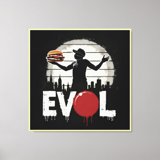 Toile Sandwich de la révolution - Gras Graphique d'art d