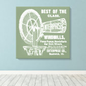 TOILE SANDWICH ILLINOIS 1889 ENTERPRISE WINDMILL CO. (Insitu (Plancher de Bois))