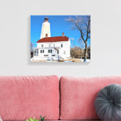Toile Sandy Hook Lighthouse, New Jersey Wrapped Canvas (Insitu(Salon))