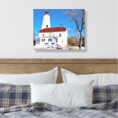 Toile Sandy Hook Lighthouse, New Jersey Wrapped Canvas (Insitu(Chambre))