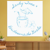 Toile Sandy Toe & Bridesmaids Goals Enterrement de vie d (Insitu(Salon))