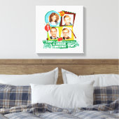 Toile Sanglé Rouge, Deux Fêtes, Tous Noël Américain (Insitu(Chambre))