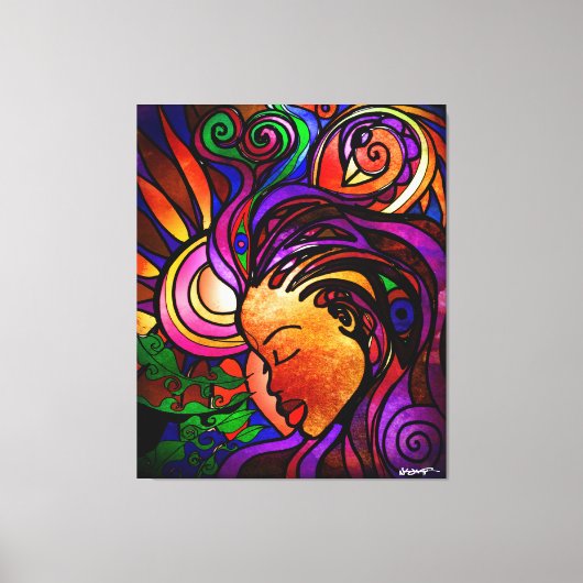 Toile Sankofa (toile enrobée) (Recto)