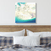 Toile Sans lui Hymne paroles avec la Bible Verse (Insitu(Chambre))
