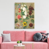 Toile Sans titre (Fleurs) (huile à bord) (Insitu(Salon))