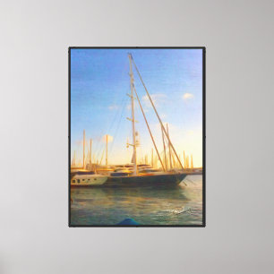 Toile Sans voiles Jour ensoleillé Mer Plage Israël Herzl