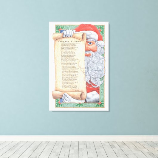 Toile Santa Claus (Insitu (Plancher de Bois))