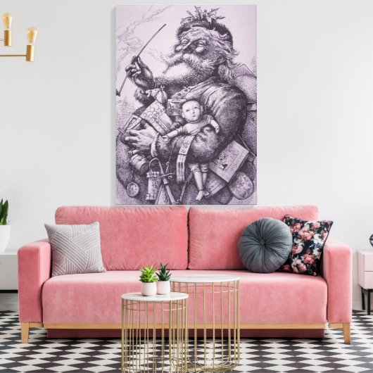 Toile Santa Claus (Insitu(Salon))