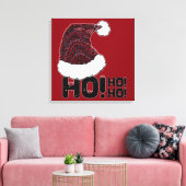 Toile Santa Hat avec texte (Insitu(Salon))