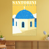 Toile Santorin Grèce (Insitu(Salon))
