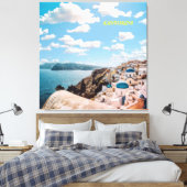 Toile Santorin, Grèce Beach House (Insitu(Chambre))