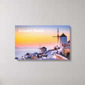 Toile Santorini Grèce (Recto)