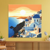 TOILE SANTORINI GRÈCE N° 1 (Insitu(Salon))