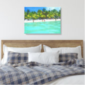 Toile SAONA BEACH SUR CANVAS 20 "x 16" (Insitu(Chambre))