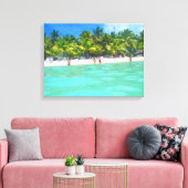 Toile SAONA BEACH SUR CANVAS 20 "x 16" (Insitu(Salon))