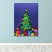 Toile sapin de Noël (Insitu (Plancher de Bois))