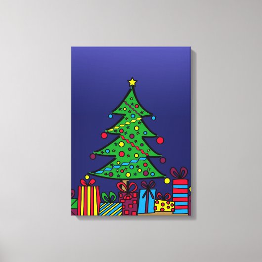 Toile sapin de Noël (Recto)