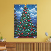 Toile sapin de Noël (Insitu(Salon))