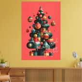 Toile Sapin de Noël géométrique (Insitu(Salon))