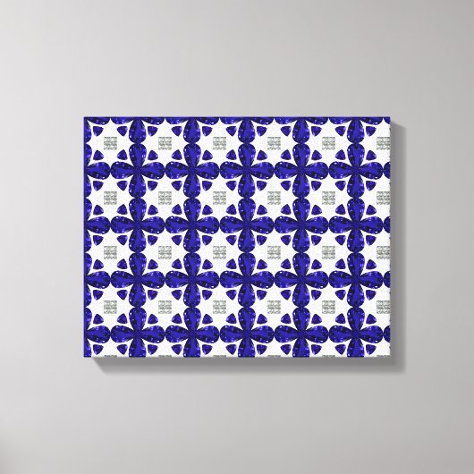 Toile Sapphire Diamond Art, Bleu (Recto)