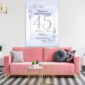 Toile Sapphire Gem & Parties scintillant 45e anniversair (Insitu(Salon))