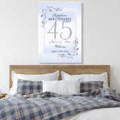 Toile Sapphire Gem & Parties scintillant 45e anniversair (Insitu(Chambre))