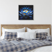 Toile Sapphire Lotus Blossom (Insitu(Chambre))