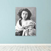 Toile Sarah Bernhardt en costume, vers 1860 (Insitu (Plancher de Bois))