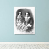 Toile Sarah Bernhardt et sa mère ? (Insitu (Plancher de Bois))