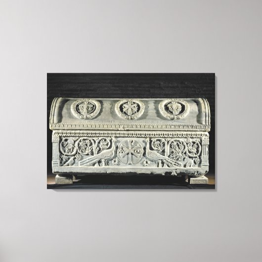 Toile Sarcophage de l'évêque Théodore (Recto)