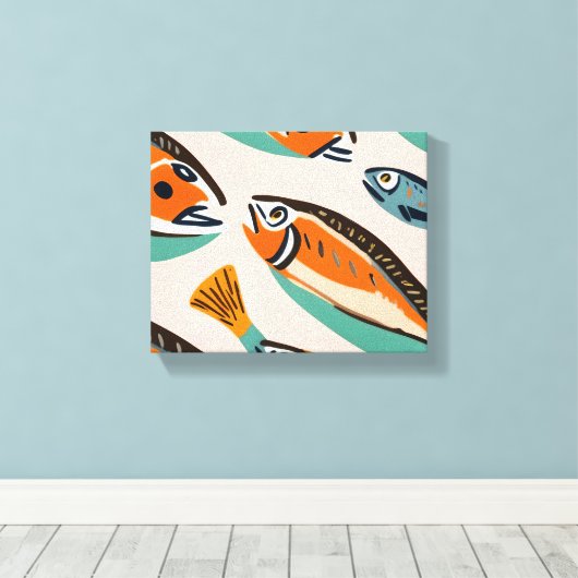 Toile Sardines (Insitu (Plancher de Bois))