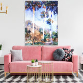 Toile Sargent - Palms, une peinture de John Singer Sarge (Insitu(Salon))