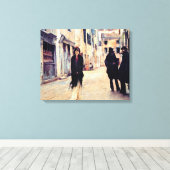 Toile Sargent - Rue à Venise, beaux-arts (Insitu (Plancher de Bois))