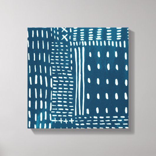 Toile Sashiko Stitches (Recto)